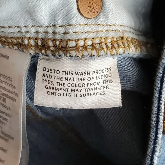 Madewell Womans Size 24 Curvy High-Rise Skinny Crop Jeans Denim 26x25 - Picture 11 of 15